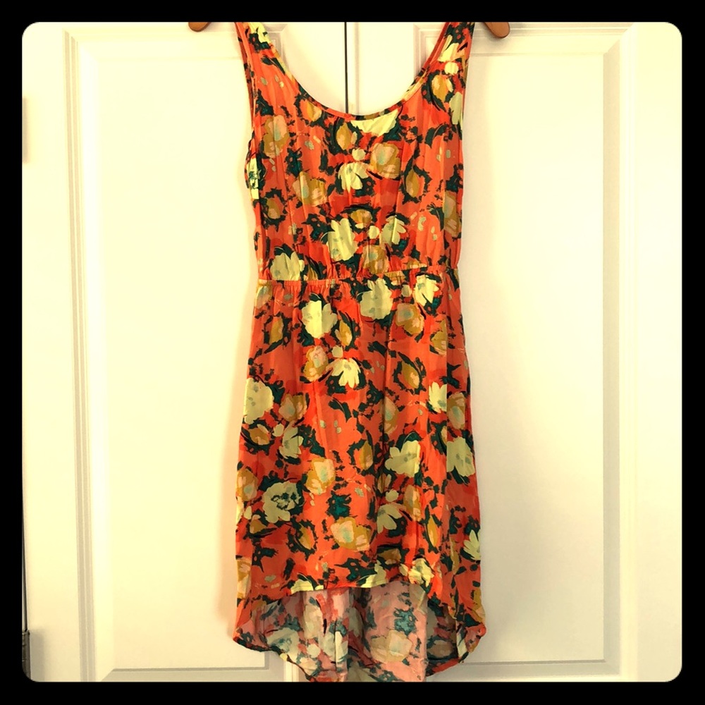 Orange sundress